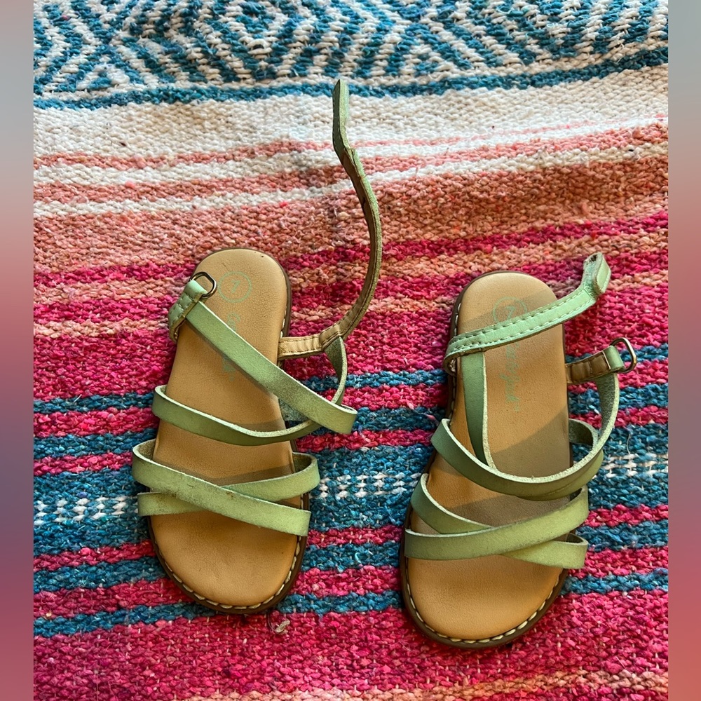 Cat & Jack Strappy Mint Sandles